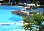 piscine chauff&eacute;e
