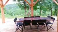 terrasse et vue sur le Perigord